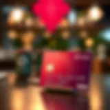 Credit Card Features Comparison Visual representation of credit card features and comparisons