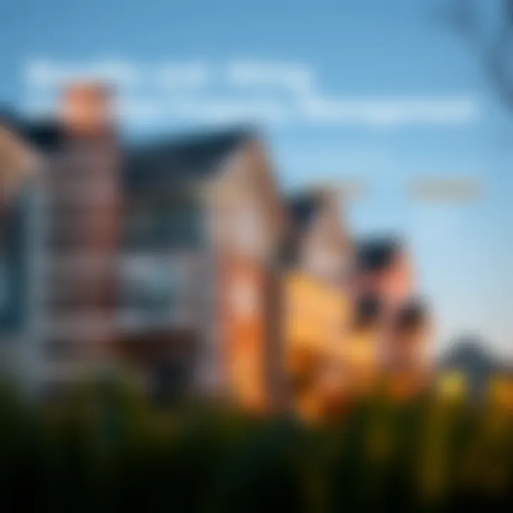 Benefits and Drawbacks of Property Management Infographic comparing the benefits and drawbacks of hiring property management