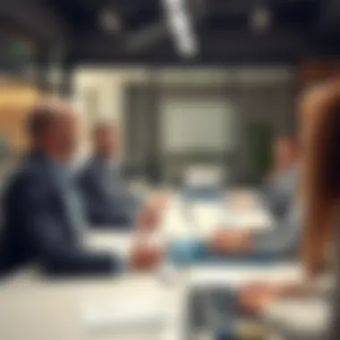 Investing in Employee Growth Employee training session in a mortgage firm