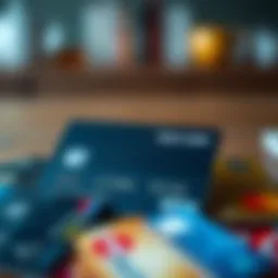 Visual representation of various credit card types