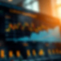 Market analysis chart illustrating earnings trends