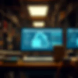 Visual representation of different online web storage solutions