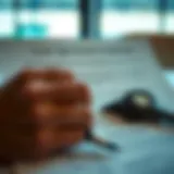 Detailed examination of a lease agreement document