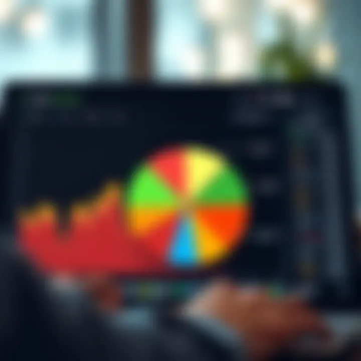 Stock Portfolio Chart Maker Interface User-friendly interface of a stock portfolio chart maker