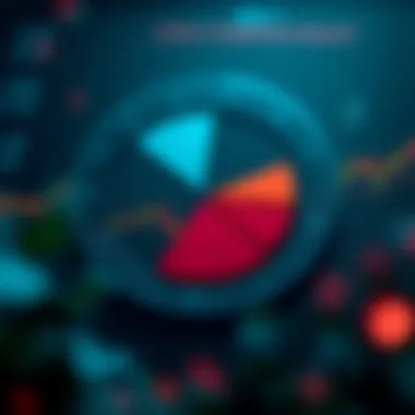 Investment Distribution Pie Chart Elegant stock pie chart illustrating investment distribution