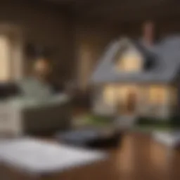 Visual representation of various down payment percentages for home buyers.