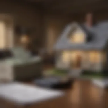 Visual representation of various down payment percentages for home buyers.