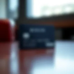 A close-up of a Delta Loyalty Card showcasing its sleek design.