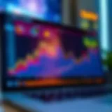 A vibrant graph showcasing website traffic statistics