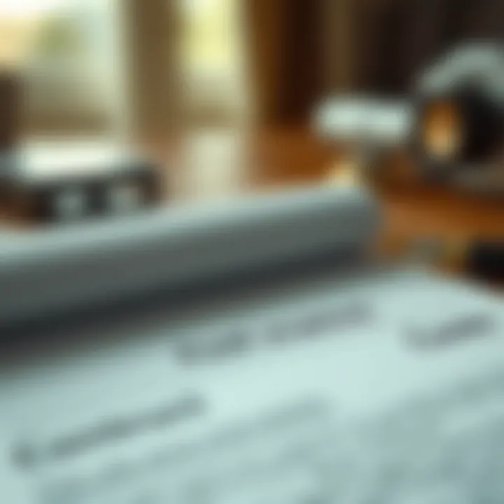 Understanding Fees and Costs Close-up of a contract with financial figures