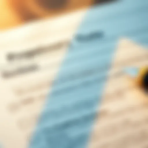 Detailed layout of a promissory note showcasing essential sections