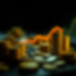 Abstract representation of zero interest rates in finance