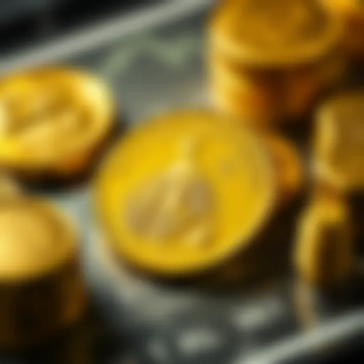 Gold Krugerrand in Investment Strategy Investment portfolio featuring the gold Krugerrand as a key asset among other investments.