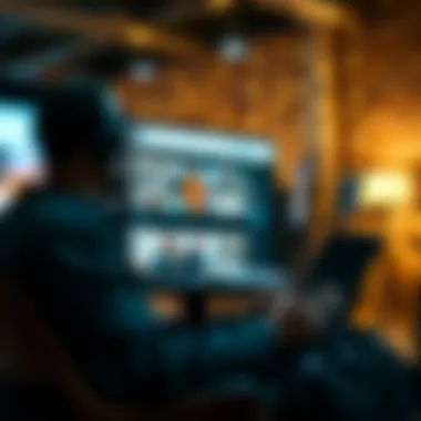 Building a Successful Freelance Portfolio Freelancer showcasing their portfolio on a website