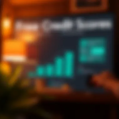 Where to Find Free Credit Scores Infographic showcasing trusted sources for obtaining free credit scores