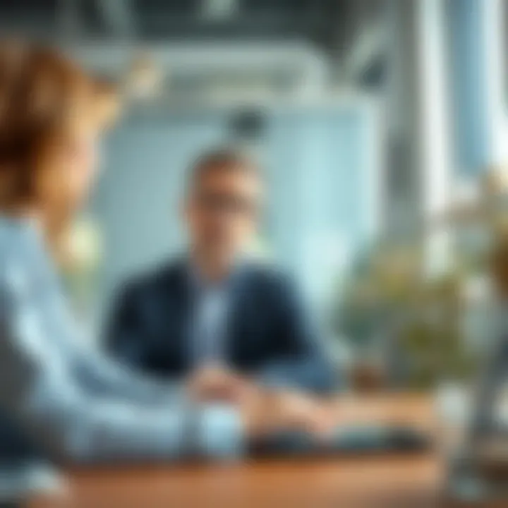 Consulting a Financial Expert A person consulting with a financial advisor