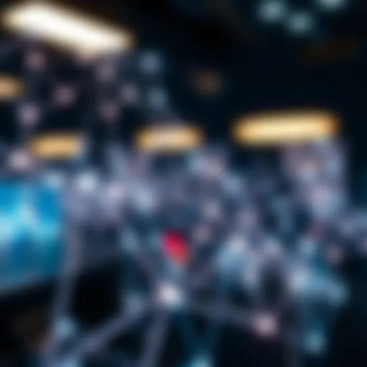 Understanding Online Interactions Network of connections symbolizing internet interactions.