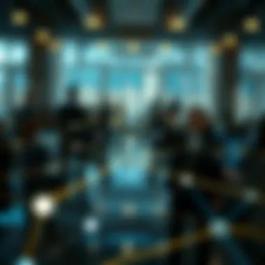 Connecting for Success in New Ventures A network of connections symbolizing professional networking