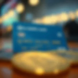 Illustration of a debit card with alternative identification methods