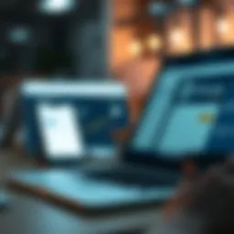 Digital banking on a laptop with alternative verification methods