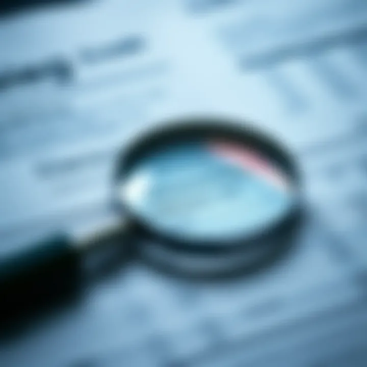 Understanding Credit Scores and Their Impact on Home Buying Close-up of a credit score report with a magnifying glass