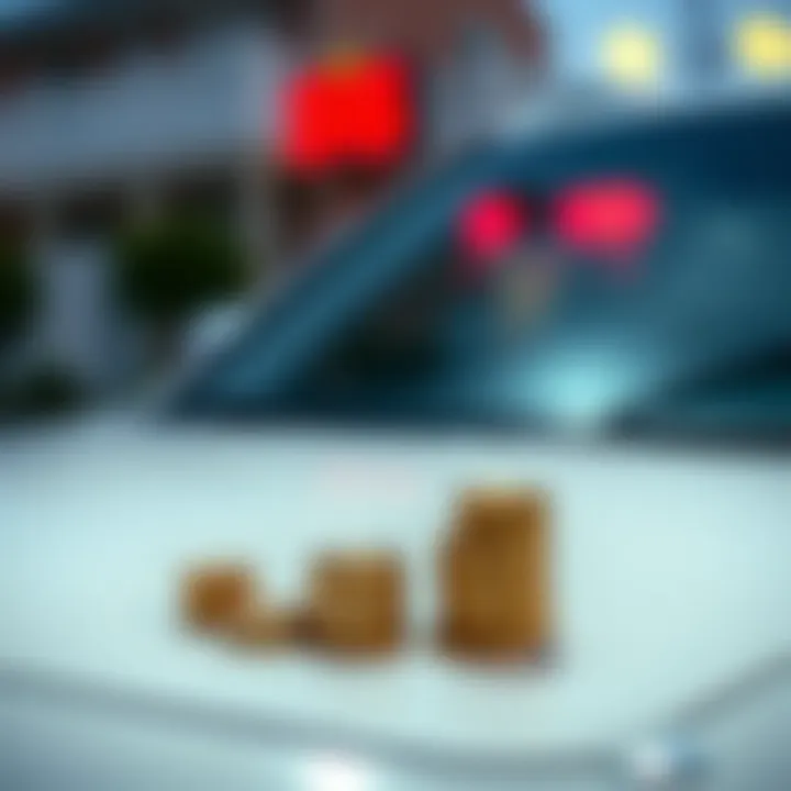 Financial Habits and Their Impact Illustration of financial habits influencing credit scores