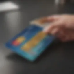 Conceptual illustration of credit cards for students