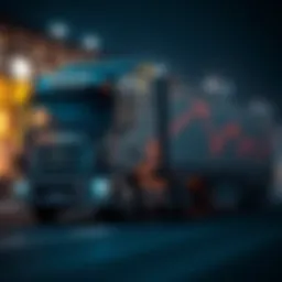 Visual representation of truck depreciation over time