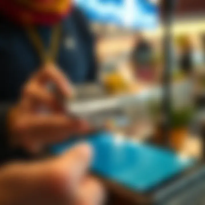 A close-up of a digital payment transaction using PayPal Credit